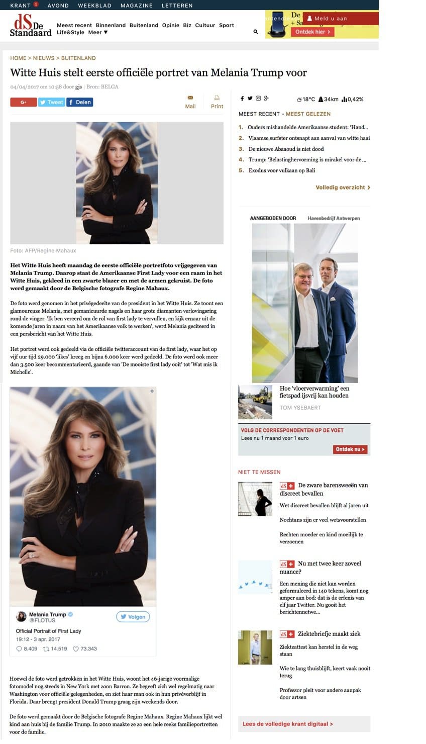 De Standaart april 2017